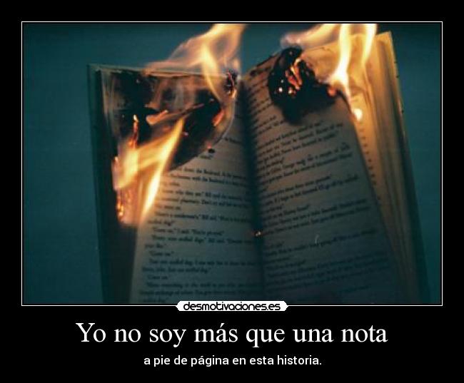 Yo no soy más que una nota -