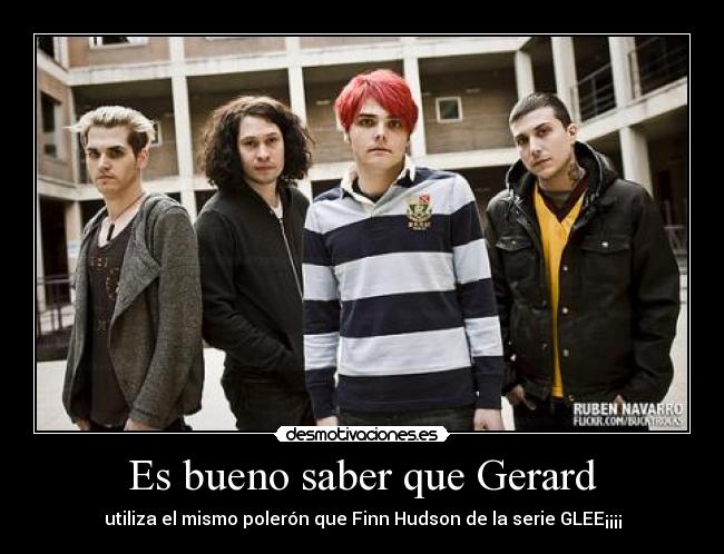carteles gerard way desmotivaciones