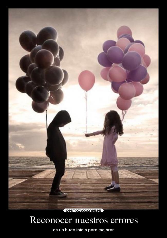 Reconocer nuestros errores - 