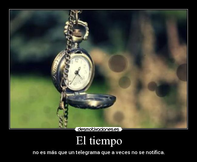 El tiempo - 