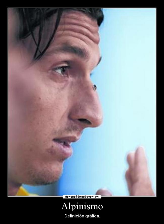 Alpinismo - Definición gráfica.