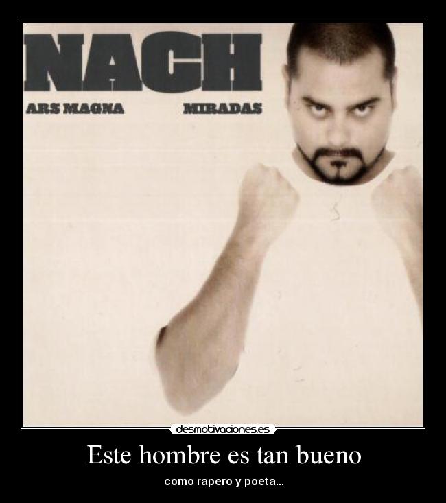 Este hombre es tan bueno - como rapero y poeta...