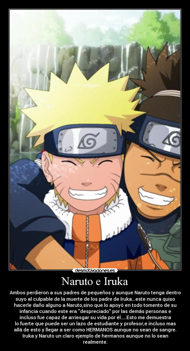 carteles naruto iruka naruto shippuden kolpisoto anime manga lazos desmotivaciones