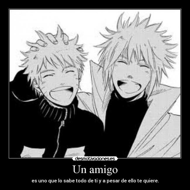 Un amigo -