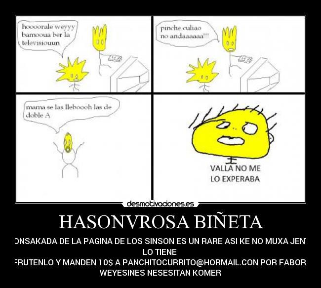 HASONVROSA BIÑETA - 