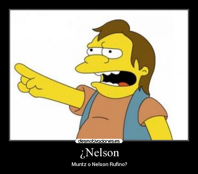 ¿Nelson - 