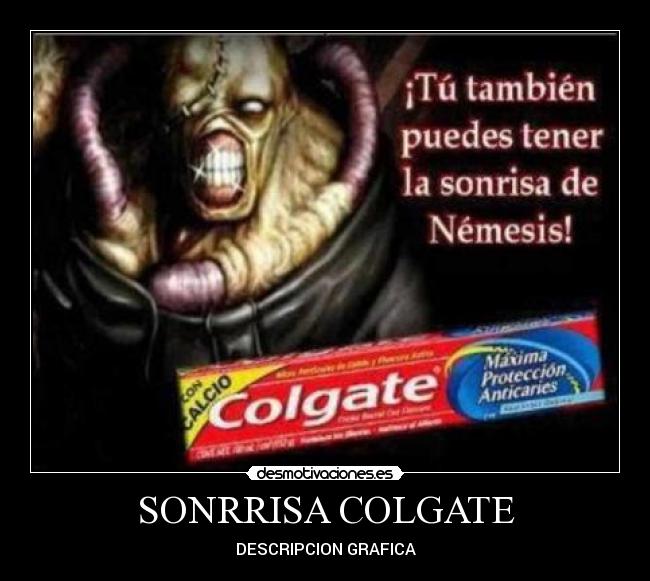 SONRRISA COLGATE - DESCRIPCION GRAFICA
