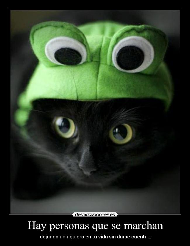 Hay personas que se marchan -