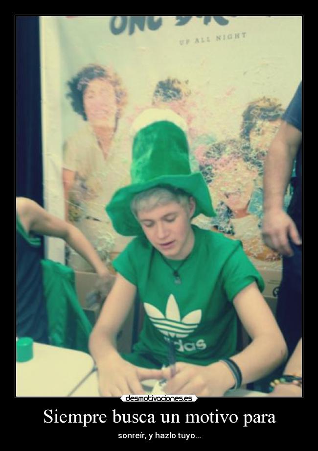 Siempre busca un motivo para - 
