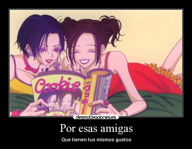Por esas amigas -