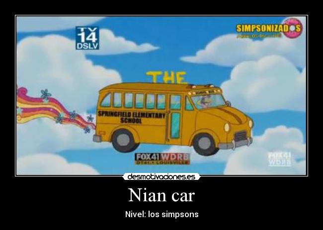 Nian car - Nivel: los simpsons