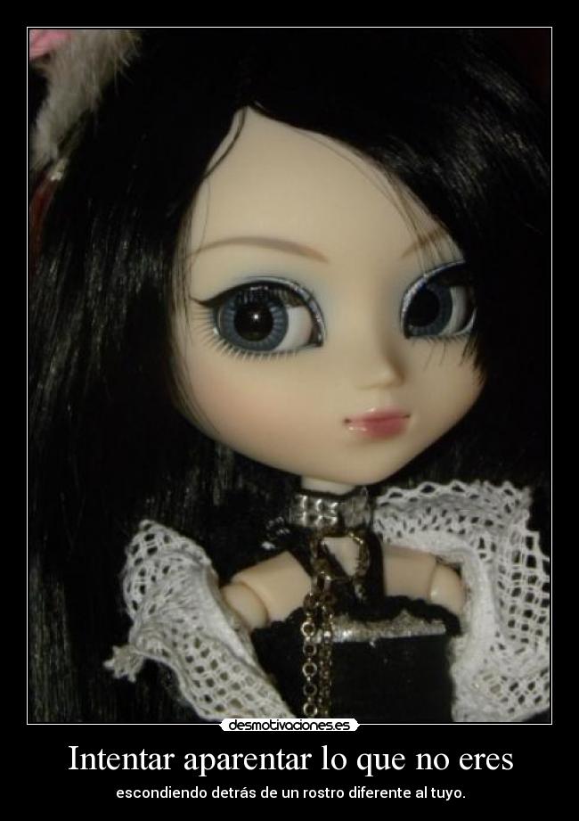 Intentar aparentar lo que no eres -