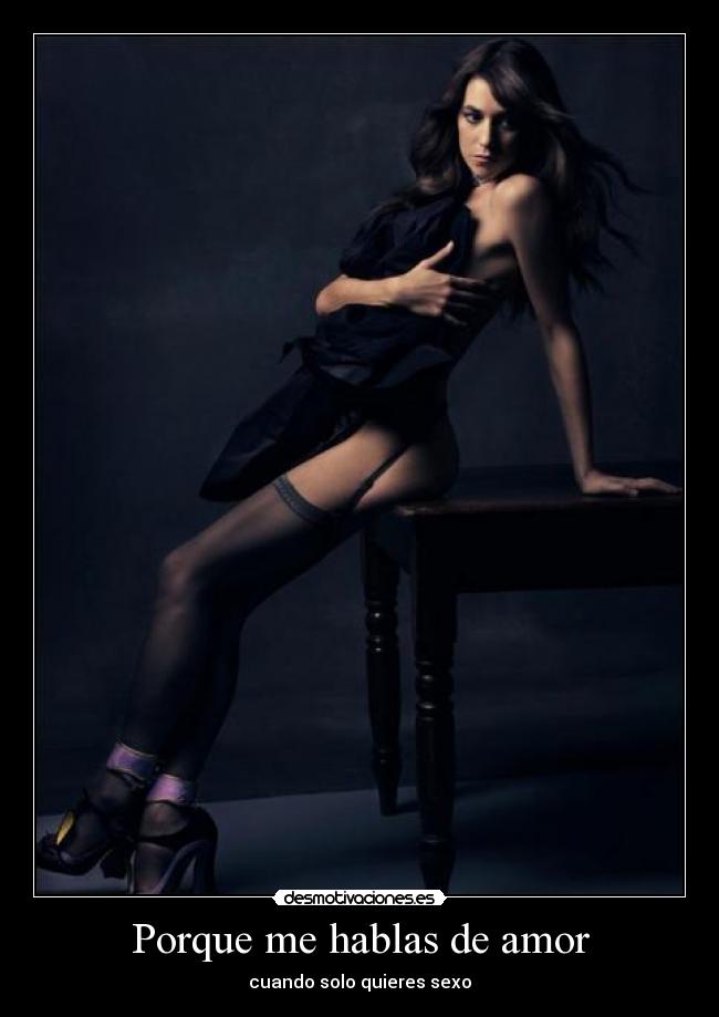 Porque me hablas de amor - 