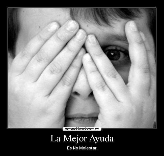 La Mejor Ayuda - Es No Molestar.