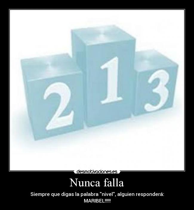 carteles nunca falla desmotivaciones