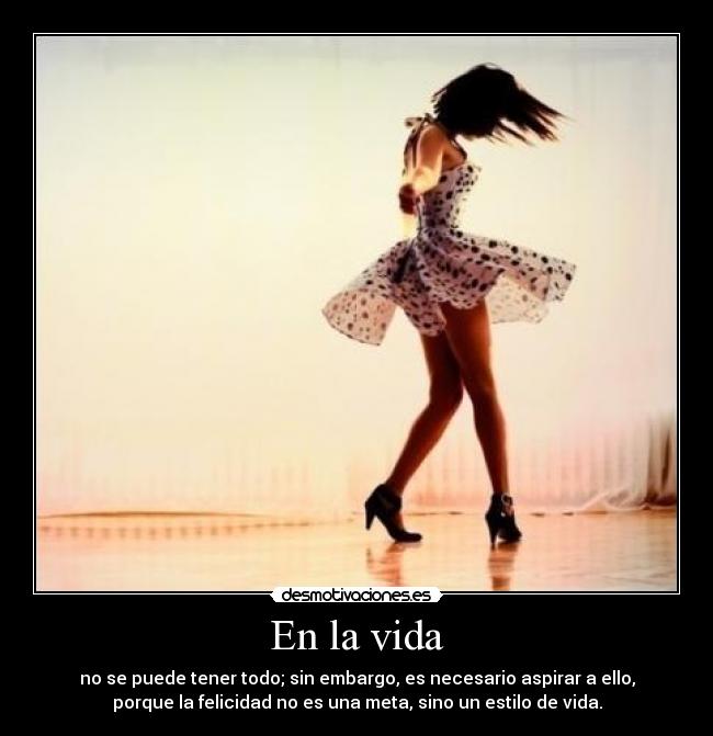 En la vida -
