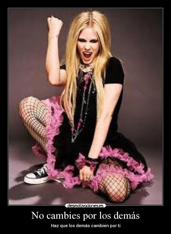 No cambies por los demás - 