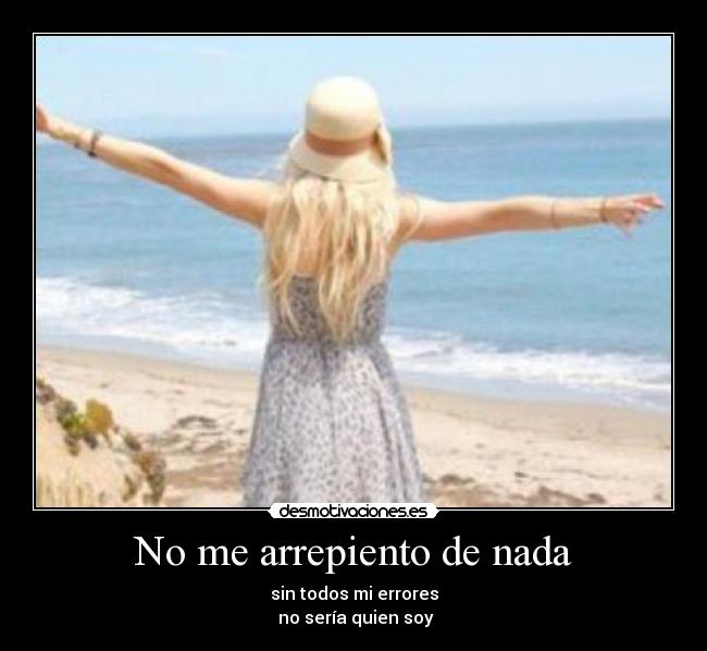 No me arrepiento de nada - 