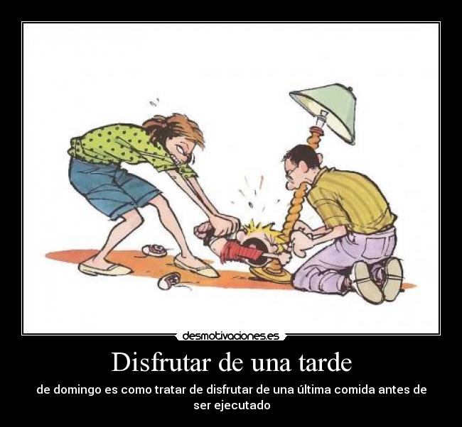 Disfrutar de una tarde - 