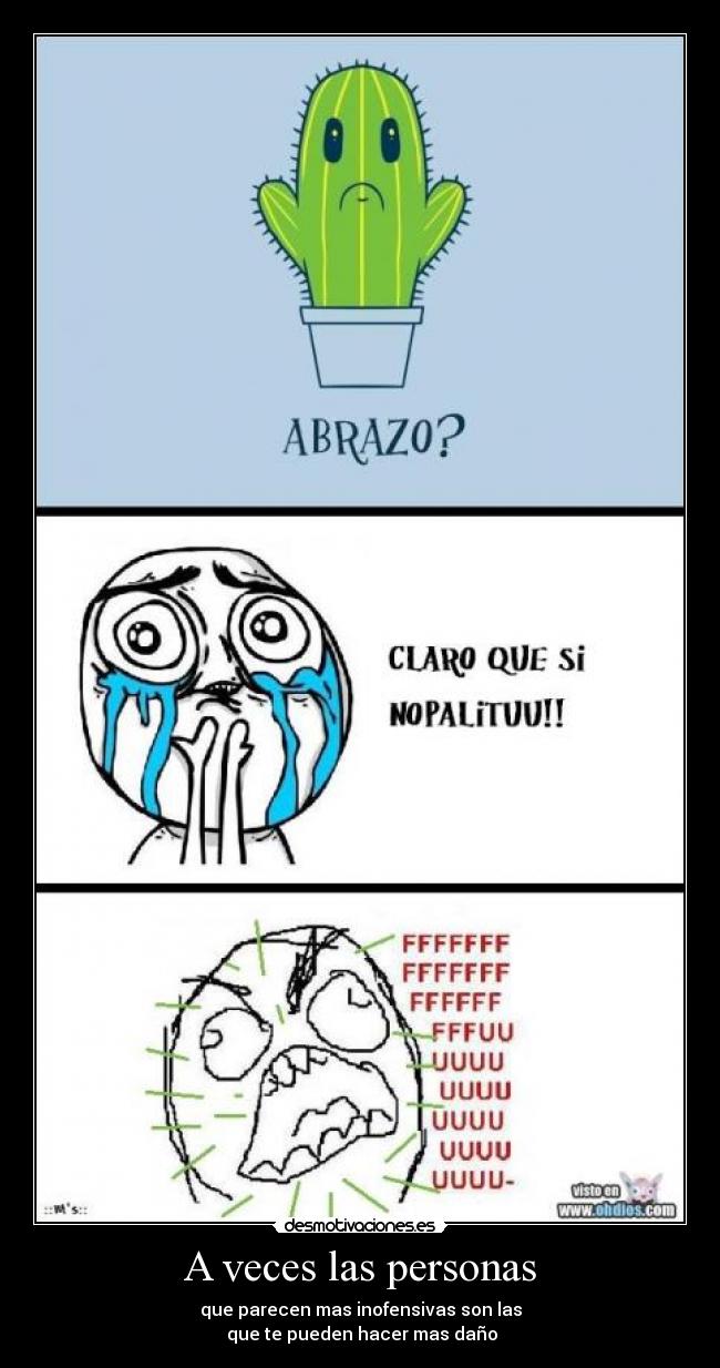 A veces las personas -