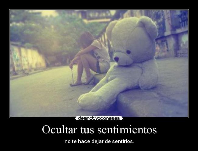 Ocultar tus sentimientos -