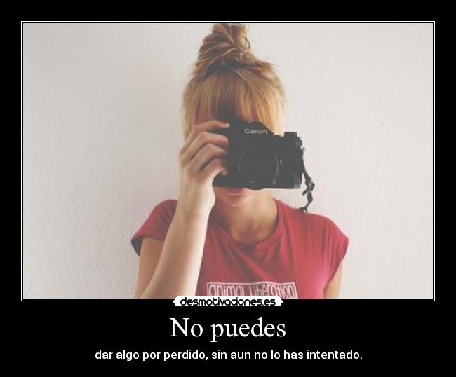 No puedes - 