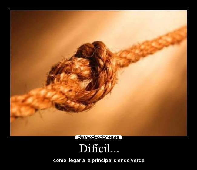 Difícil... -