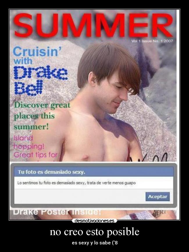 carteles drake bell drakesters desmotivaciones