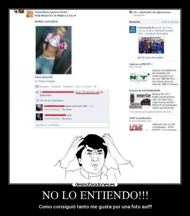 NO LO ENTIENDO!!! - Como consiguió tanto me gusta por una foto así!!!