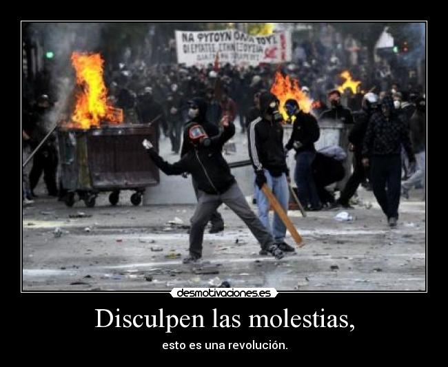 Disculpen las molestias, - 