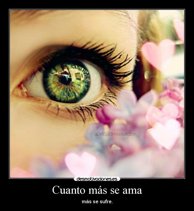 Cuanto más se ama -