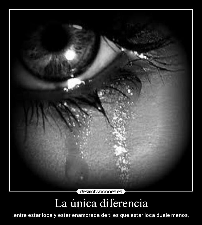 La única diferencia -