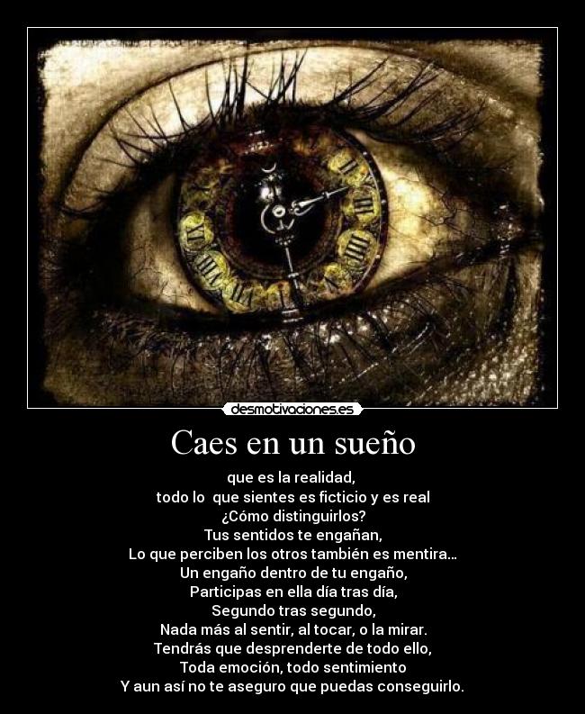 Caes en un sueño -