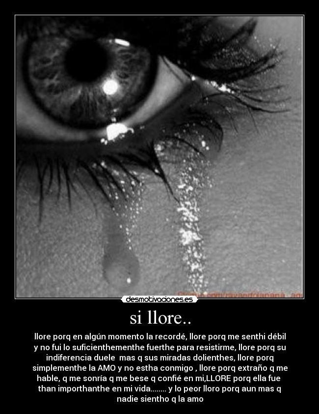 si llore.. -