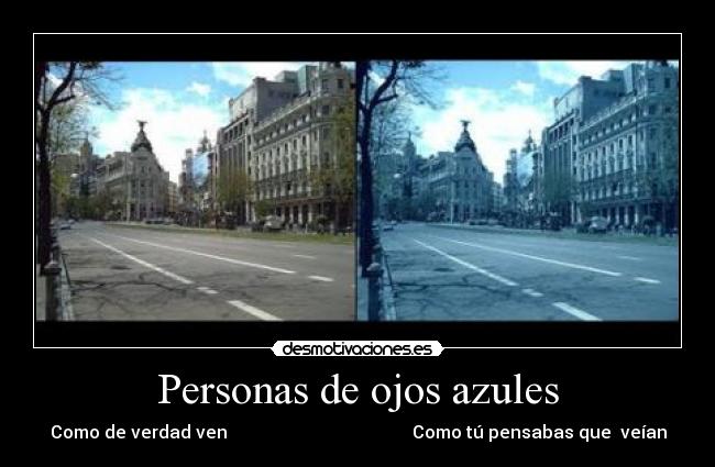 Personas de ojos azules -