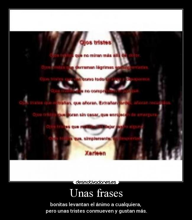 Unas frases -