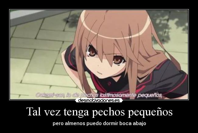 Tal vez tenga pechos pequeños - 