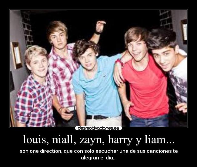 louis, niall, zayn, harry y liam... -