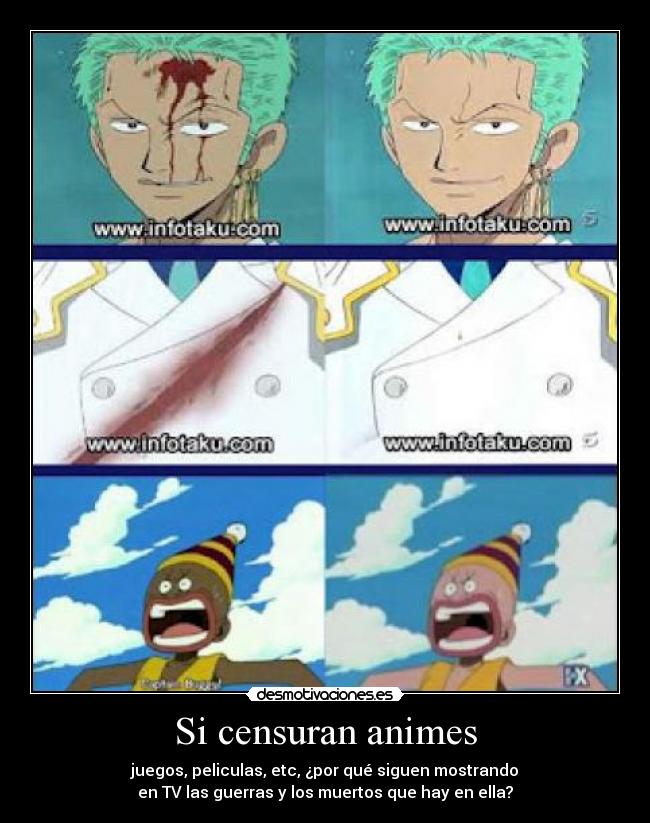 Si censuran animes - 
