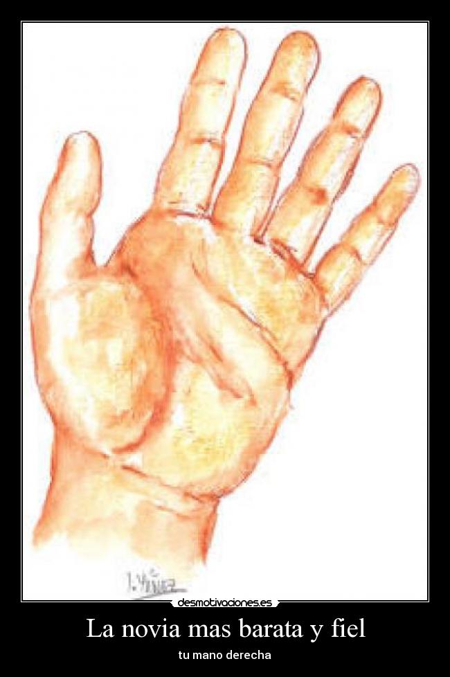 La novia mas barata y fiel - tu mano derecha