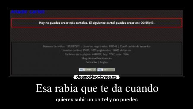 Esa rabia que te da cuando - 