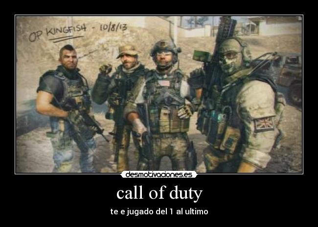 carteles call duty desmotivaciones