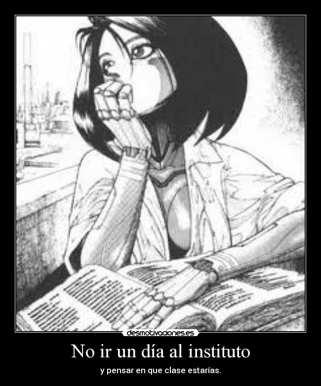 No ir un día al instituto -