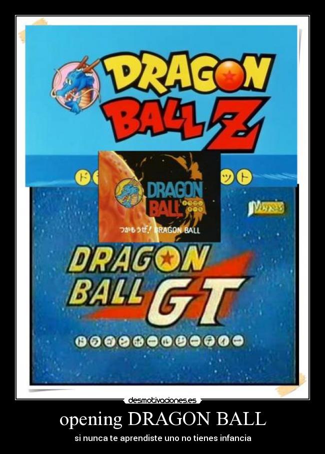opening DRAGON BALL -