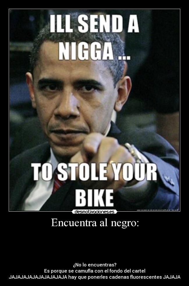 Encuentra al negro: -