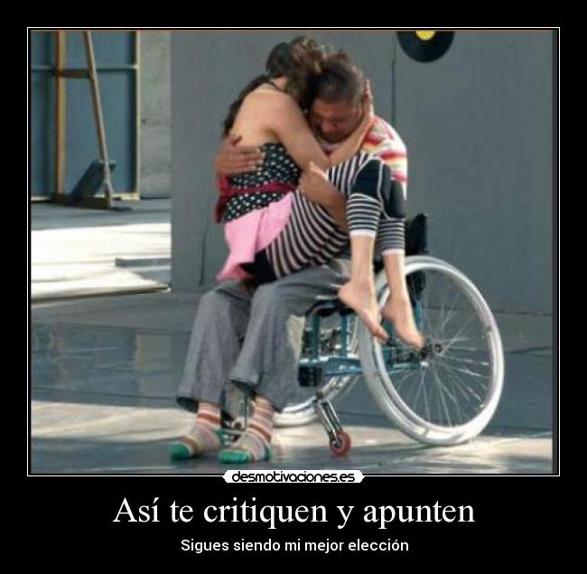 Así te critiquen y apunten -