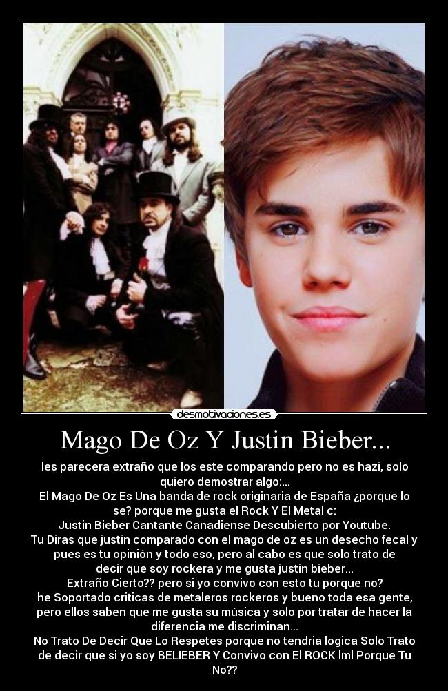 Mago De Oz Y Justin Bieber... -