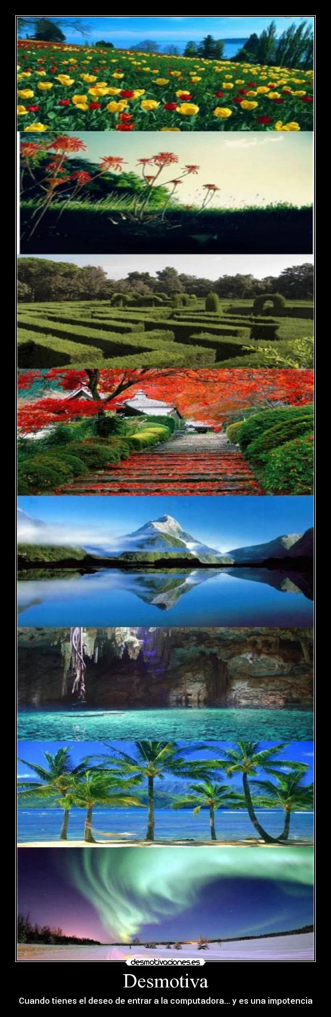 Desmotiva - Cuando tienes el deseo de entrar a la computadora... y es una impotencia