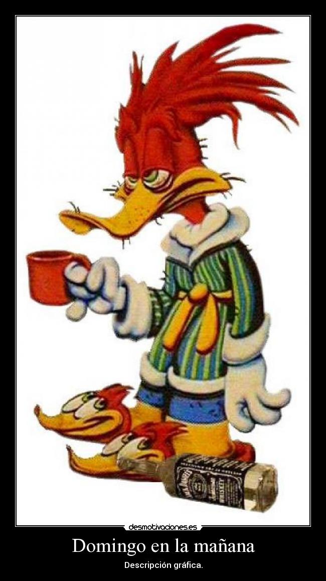 Domingo en la mañana - Descripción gráfica.