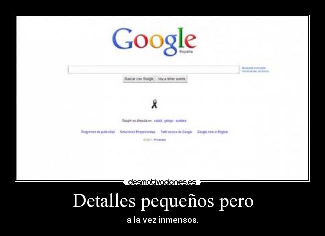 Detalles pequeños pero -